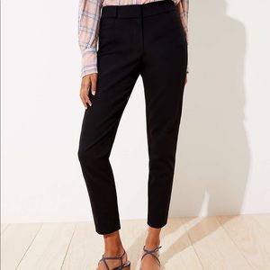 Loft black pants petite size 14 Julie Skinny style